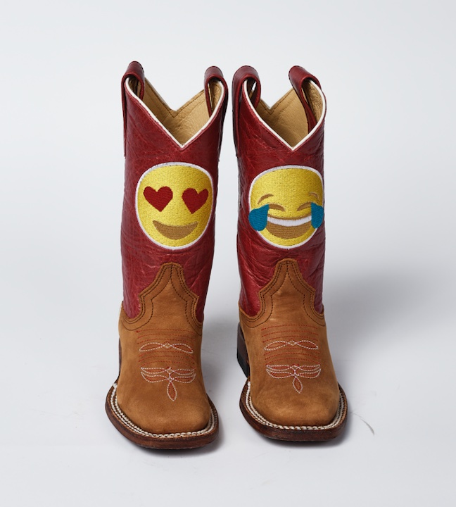 Macie Bean Kids - Stiefel Smiley Hans Cognac