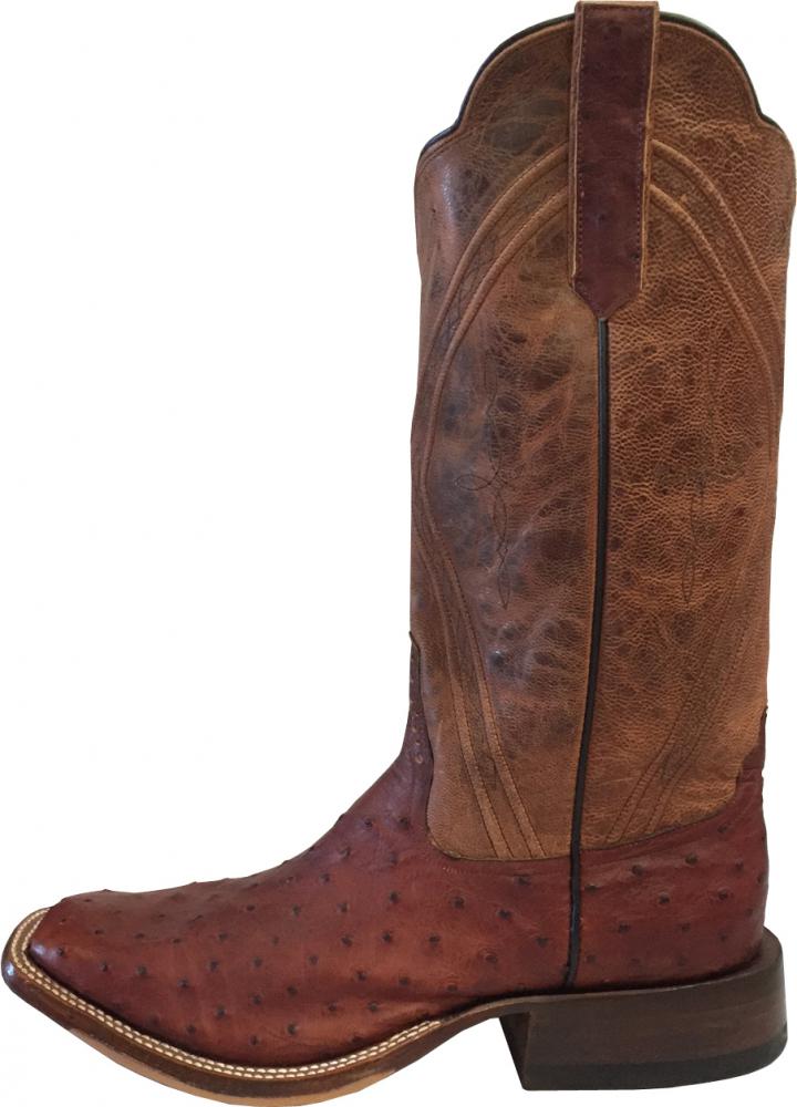 Ostrich Brandy Lux Mens Rios Stiefel