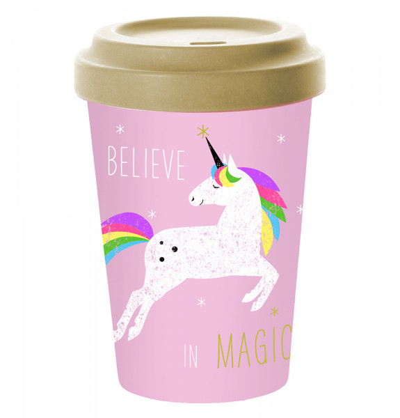 Bambusbecher Unicorn