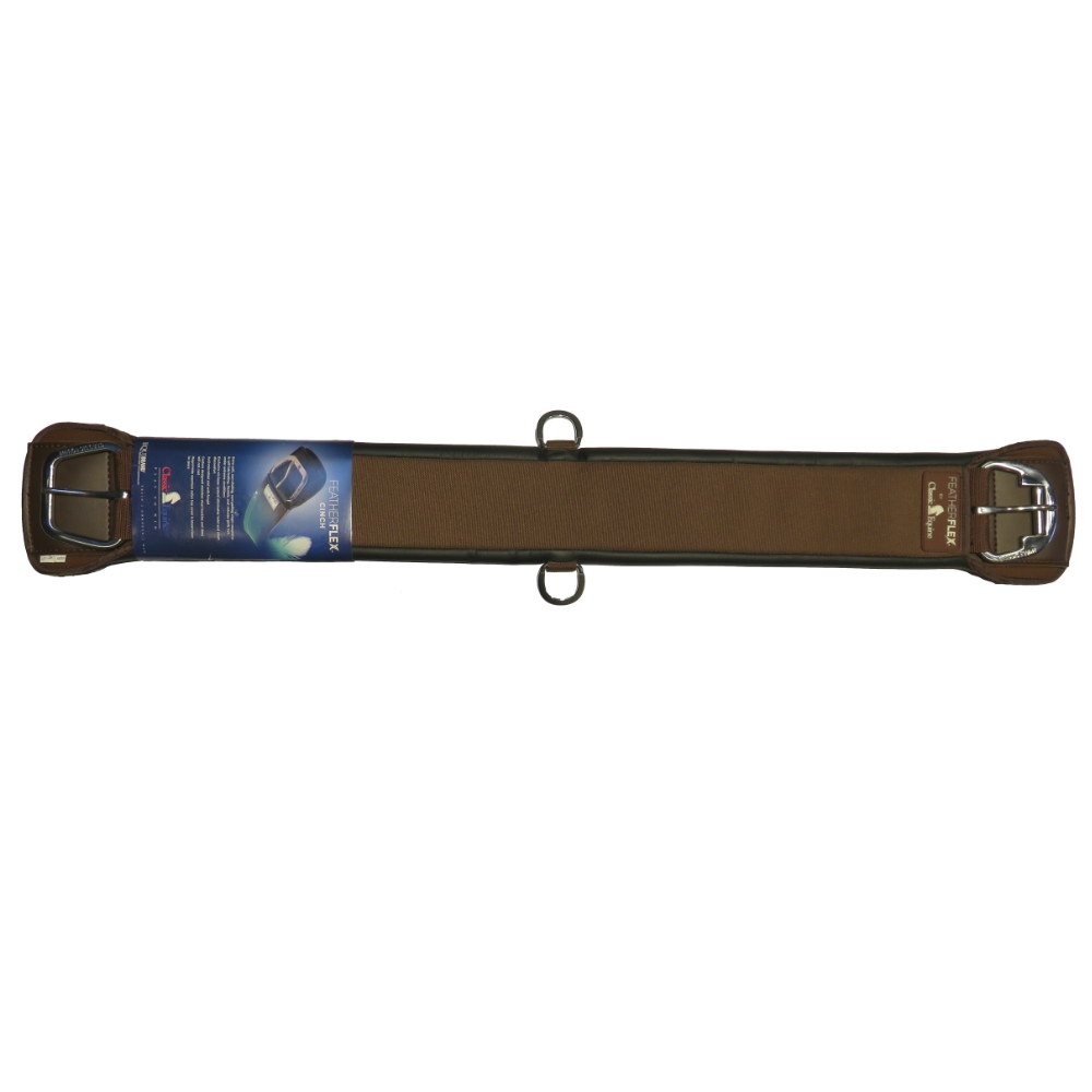 Classic Equine Bauchgurt - Feather Flex Cinch brown
