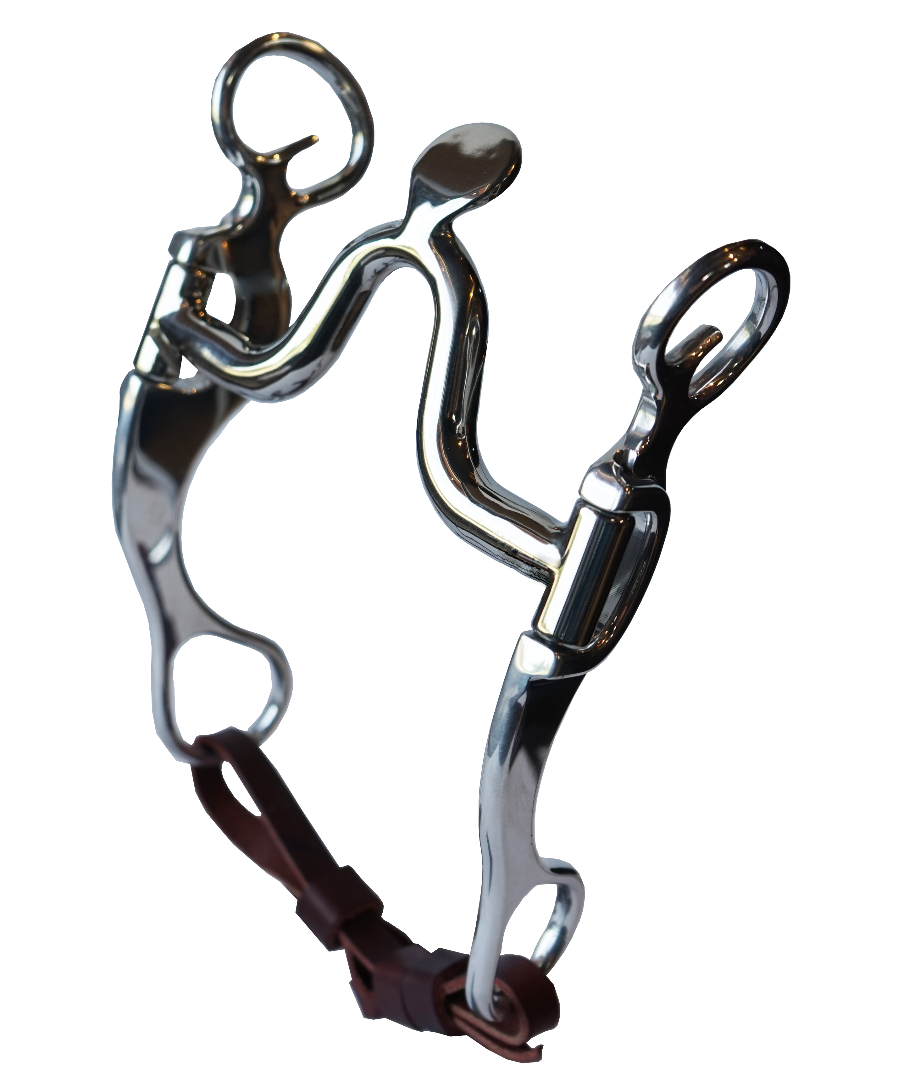 BF Wrangler High Port Bit w. Spoon Alu Swivel Cheek