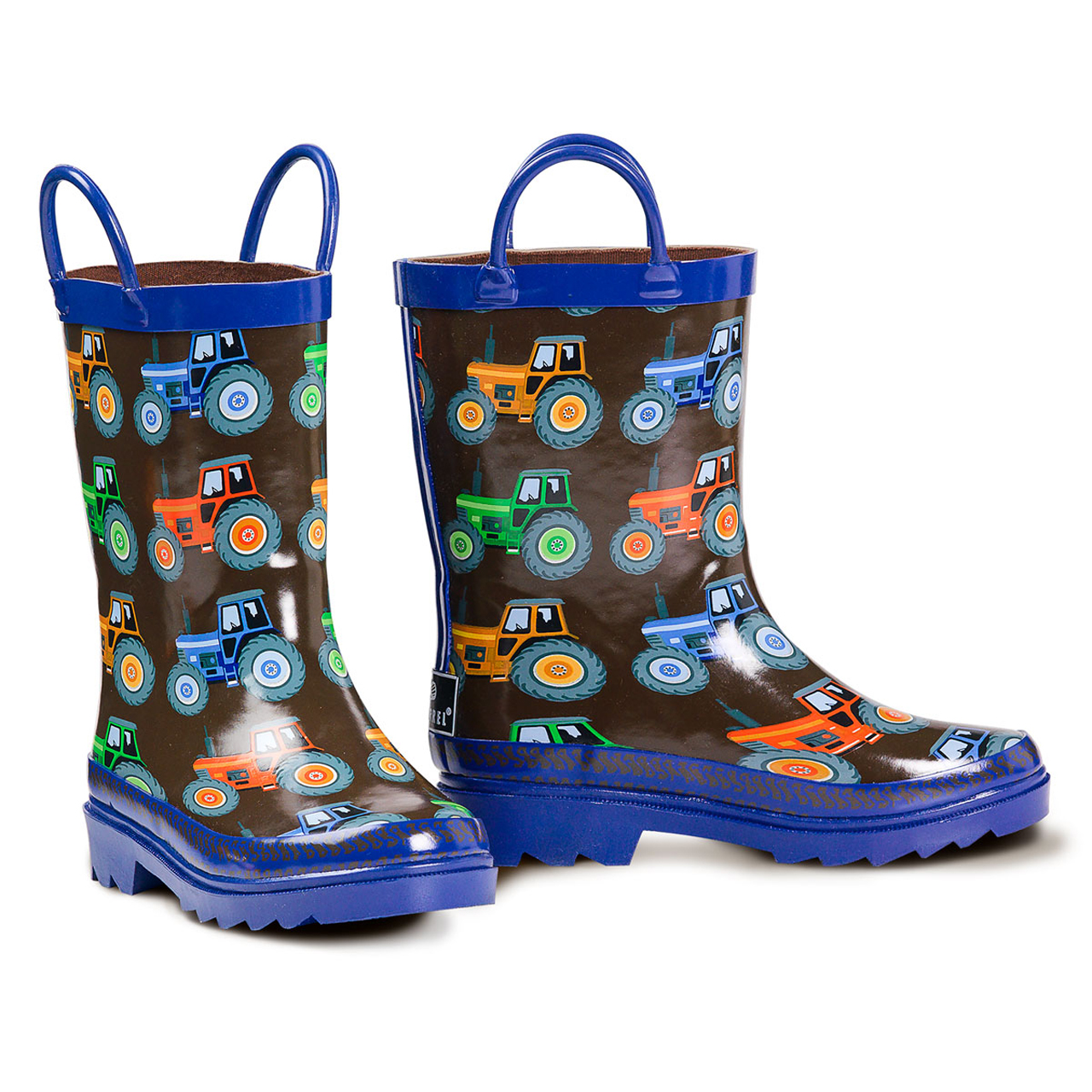 Gummistiefel Boys Tractor Blue