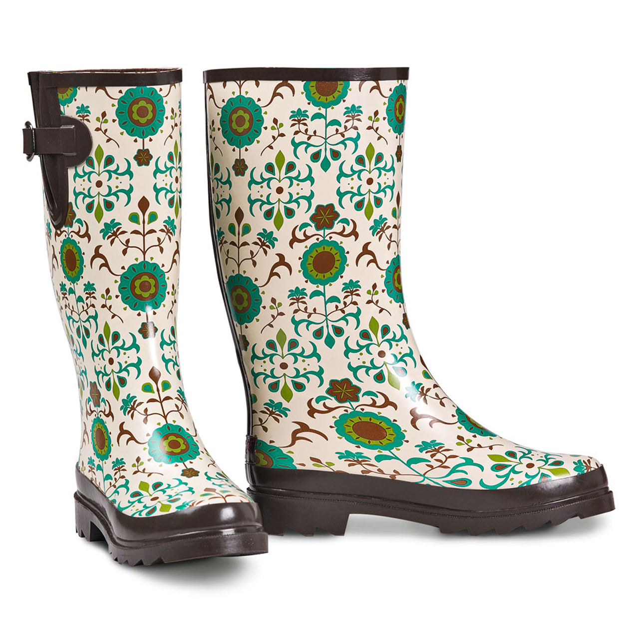 Gummistiefel Damen Flower Power