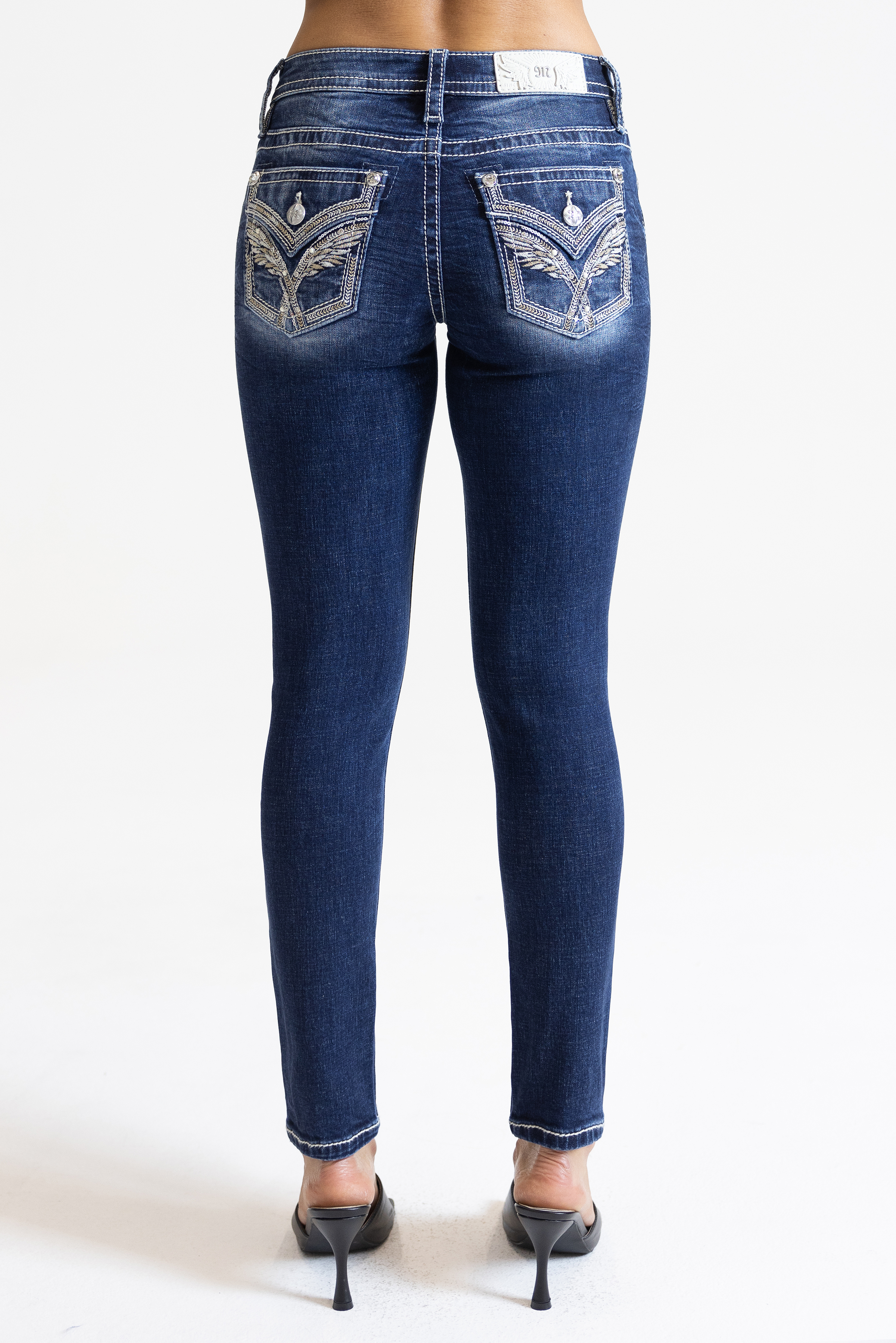 Miss Me Jeans Feather Wing