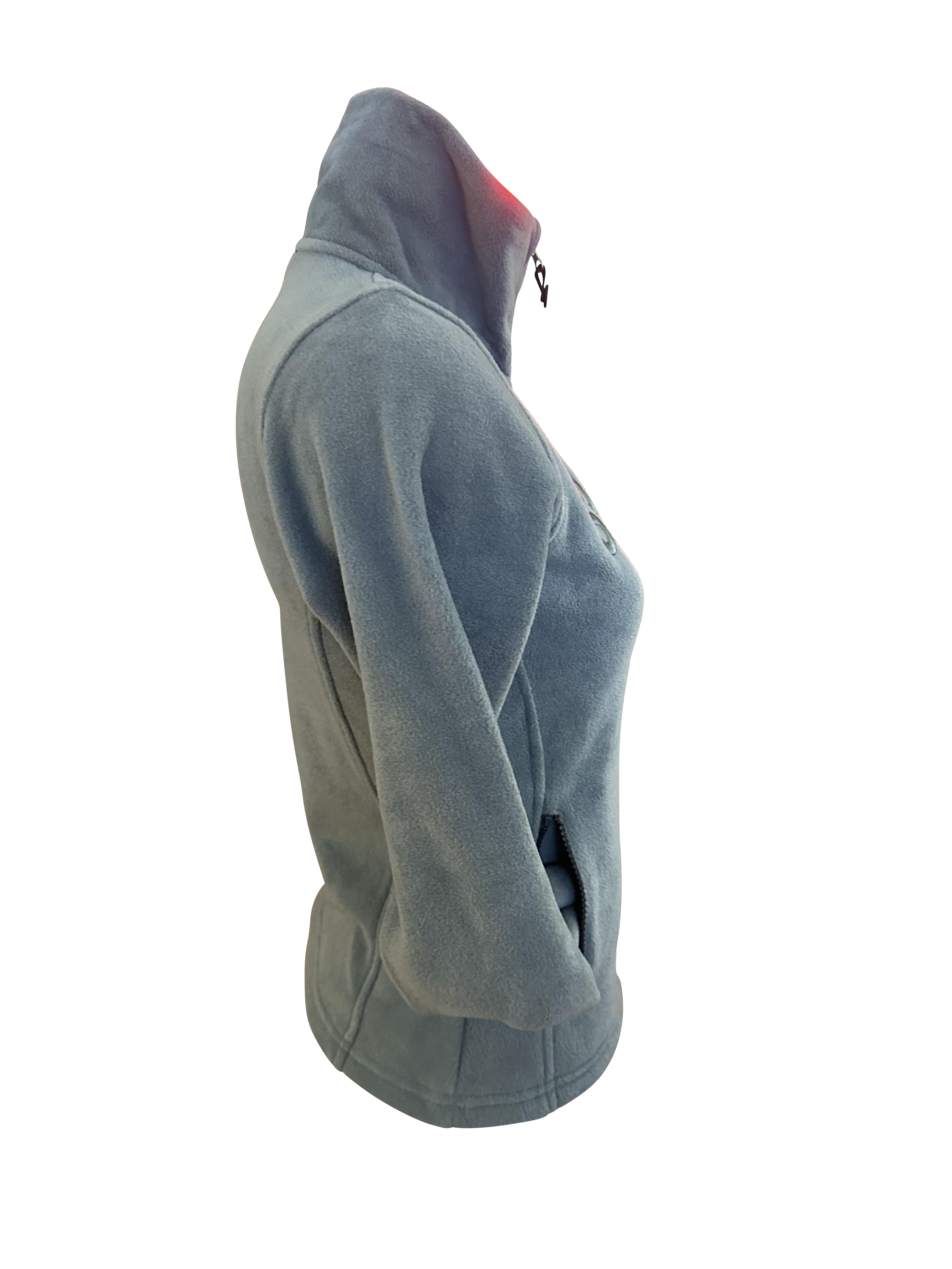 Fleece Jacke Amber dove blue