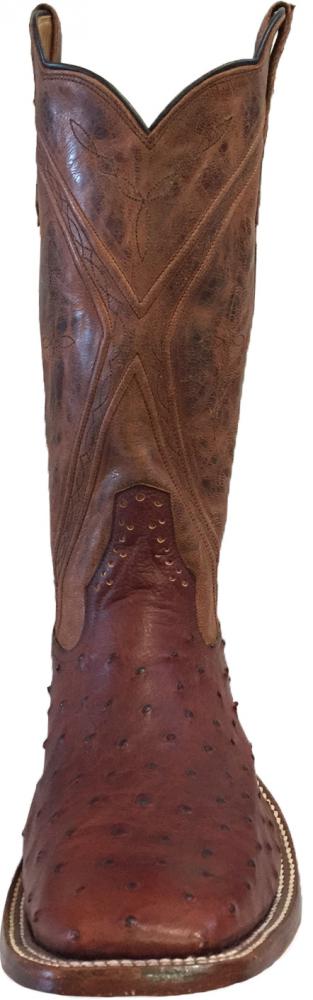 Ostrich Brandy Lux Mens Rios Stiefel