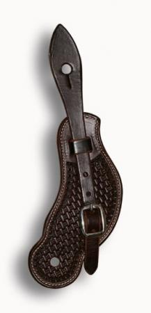 Sporenriemen Basket dunkel groß - Superior Saddlery