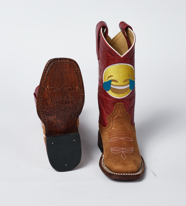 Macie Bean Kids - Stiefel Smiley Hans Cognac
