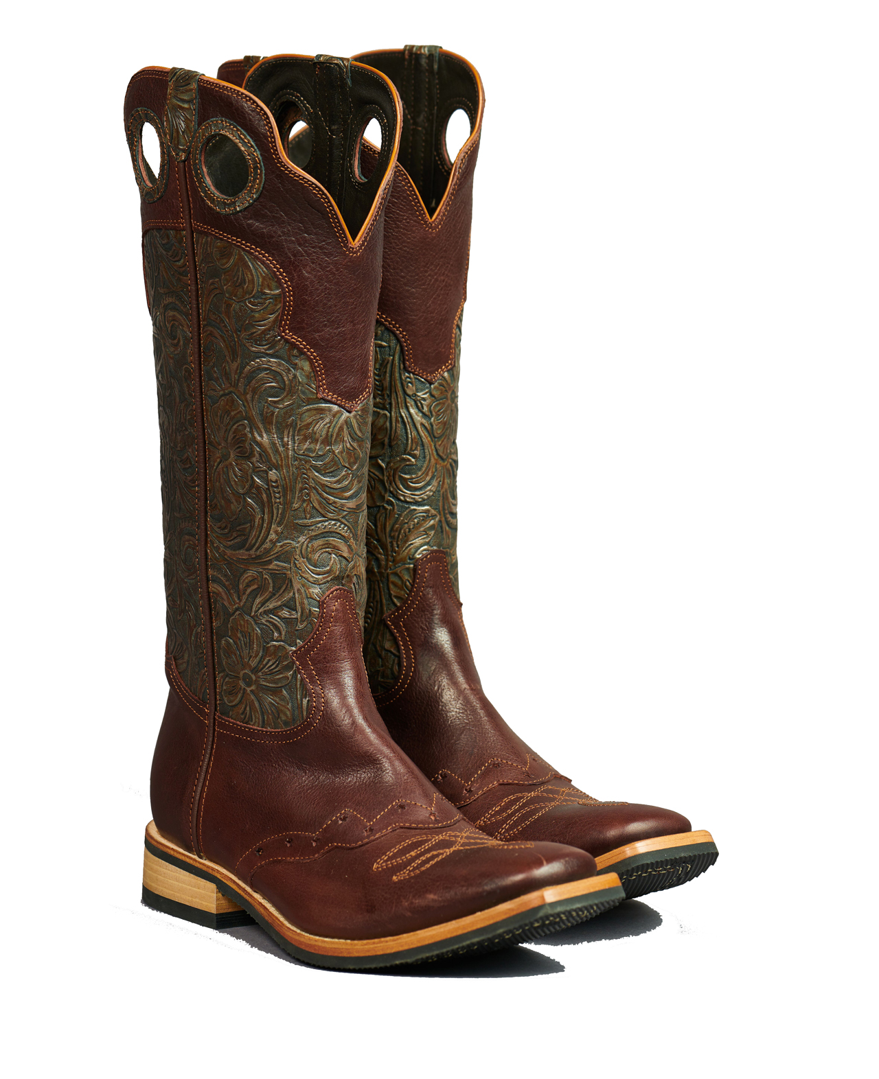 Secchiari Damen Stiefel long top brown
