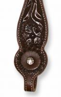 Einohr Flower dunkel Teardrop von Superior Saddlery