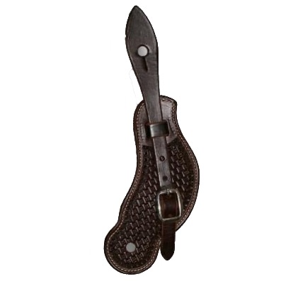 Sporenriemen Basket dunkel groß - Superior Saddlery