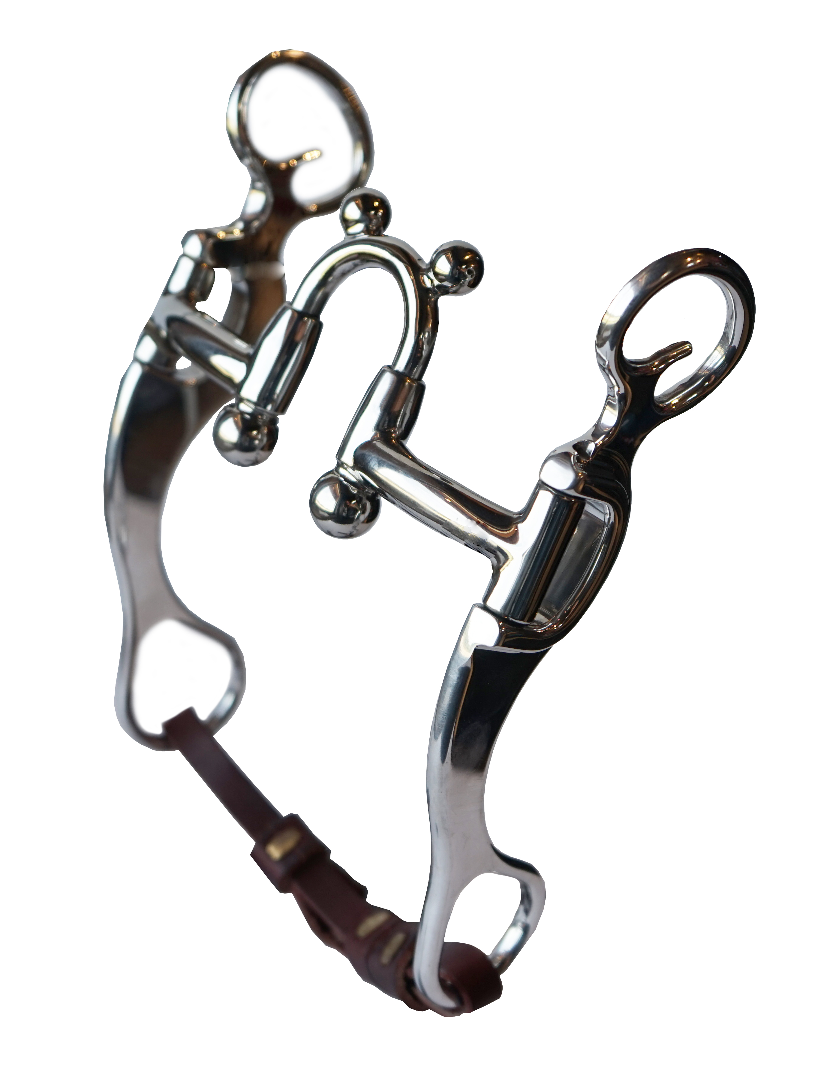 BF Correction Bit w. Balls & Ears Swivel Cheek